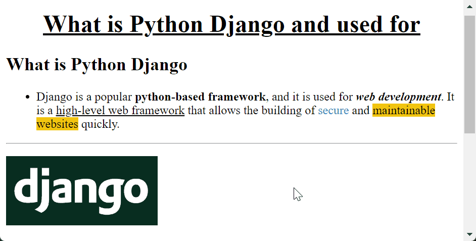 Aplicación de blogs en Django