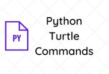 Python Turtle Commands
